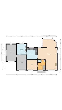 Floorplan - Noordeinde 91, 2742 AB Waddinxveen